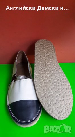 Английски дамски еспадрили естествена кожа-NEXT, снимка 4 - Дамски ежедневни обувки - 28352180