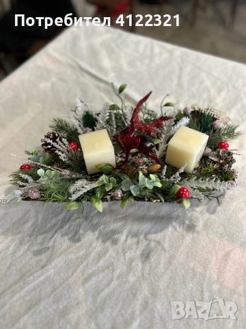 Коледна украса ръчна изработка, снимка 5 - Други - 52261155