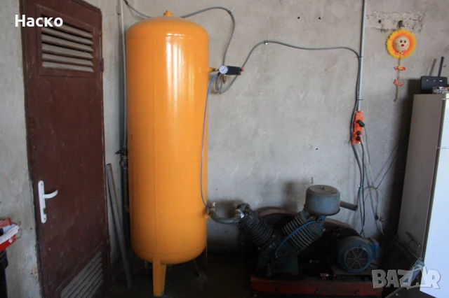 компресор 7.5 кW с бутилка 500 литра, снимка 6 - Други машини и части - 50504356