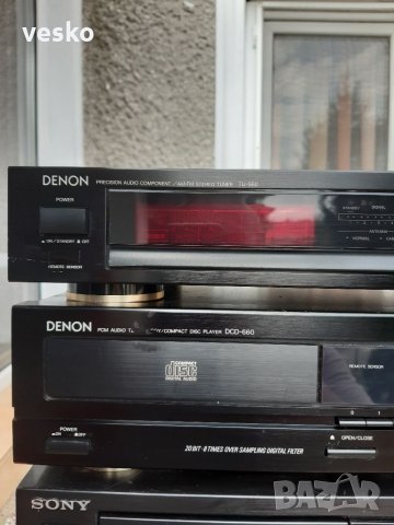 DENON  CD-DCD 660   TUNER-TU 560, снимка 2 - Аудиосистеми - 33608143