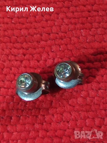 СТАРИ СРЕБЪРНИ ОБЕЦИ ОКСИДИРАНИ с МИНИАТЮРНИ КРИСТАЛИ РЕТРО КЛАСИК МОДЕЛ 27211