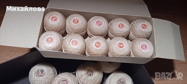 Котон кроше, Перле и „Жулиета“ от 20 гр. и 50 гр., снимка 12 - Гоблени - 46342743