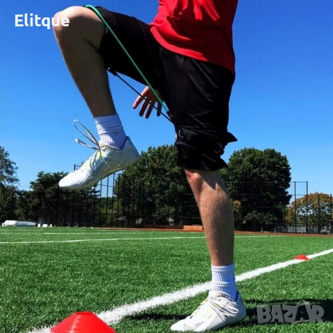 Комплект от ластици със съпротивление за крака и удобна преносима торбичка, снимка 3 - Спортна екипировка - 52862717