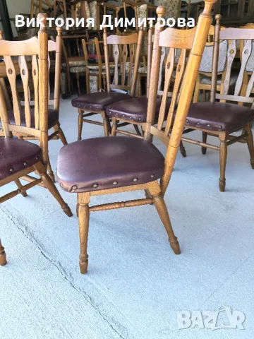Комплект от 6 трапезни стола , снимка 8 - Столове - 49120892