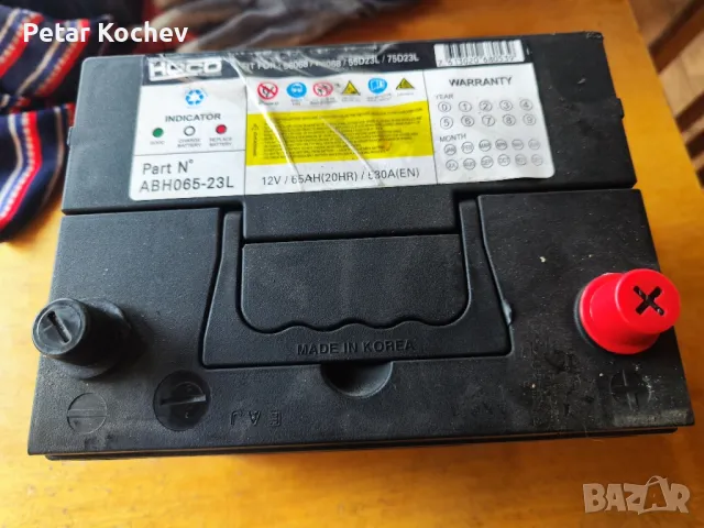 Акумулатор Японски JIS стандарт с десен R + 65ah