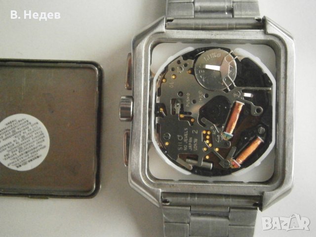 PierCarlo d`Alessio - quartz chronograph, Japan movement (Seiko), 36х44mm; ТОП!, снимка 9 - Мъжки - 37381755