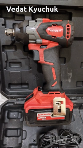 Безчетков гайковерт 20V 480Nm 1/2" RAIDER RDI-IBW04, снимка 4 - Други инструменти - 53388674