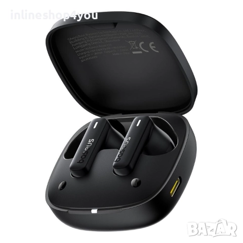 Безжични Bluetooth слушалки Baseus Bowie E19, TWS, Черни, снимка 5 - Bluetooth слушалки - 52554131