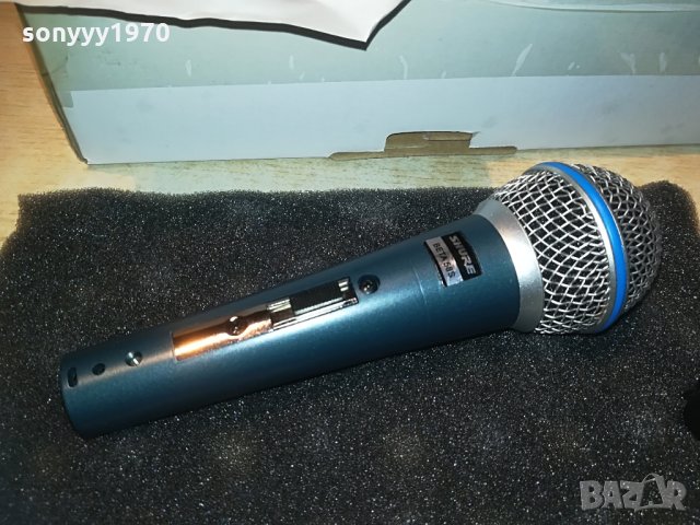shure beta sm58s-profi microphone-внос швеицария, снимка 7 - Микрофони - 28457573