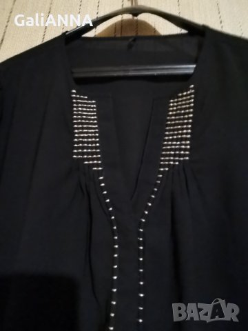 ОРИГИНАЛНА РИЗА БЕНЕТОН С ЕФЕКТНА ЯКА РАЗМЕР  XL , снимка 3 - Ризи - 32938107