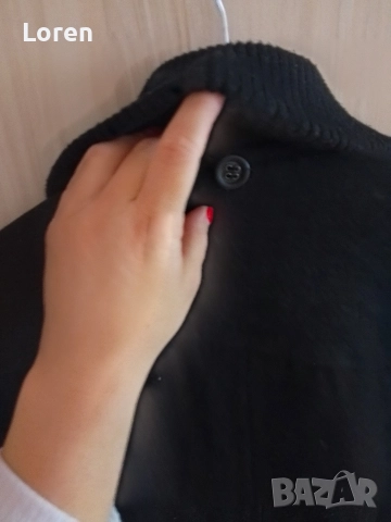 Хубаво черно палто , снимка 18 - Палта, манта - 39578389