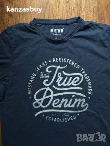 mustang alex c print tee - страхотна мъжка тениска , снимка 2 - Тениски - 40518312
