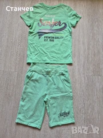 Лот 3 тениски и 3 къси гащи за момче ръст 140см, снимка 2 - Детски тениски и потници - 51215319