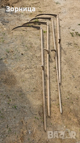 Колела от каруца, сърпове, вили, стълби и още дървени инструменти, снимка 3 - Други - 51639672