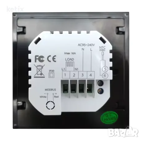 WiFi Температурен регулатор за електрическо подово отопление 16 А, снимка 2 - Друга електроника - 48480319