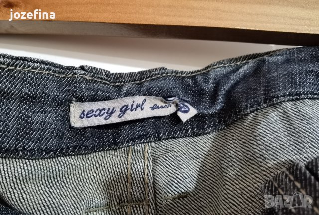 Къси дънкени дамски панталони, снимка 4 - Дънки - 43143460