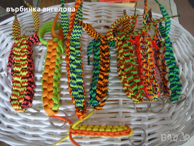 Ключодържатели 8бр текстилни фешън, унисекс, снимка 2 - Други - 28201081