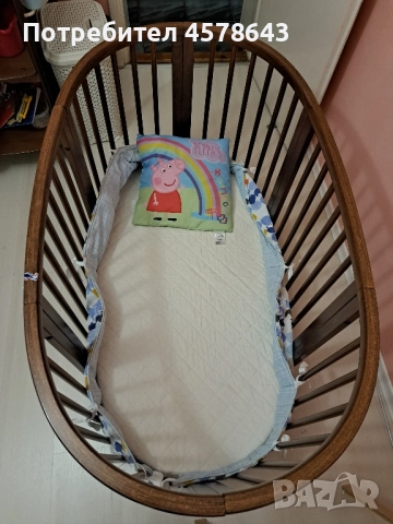 Трансвомираща се кошара от бук., снимка 5 - Бебешки легла и матраци - 52666113