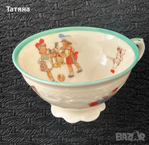 Винтидж немски комплект детски прибори за хранене Schumann, снимка 9 - Антикварни и старинни предмети - 53089415