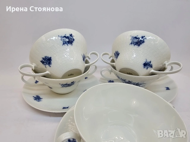Rosenthal - Romance Rhapsody по дизайн на Bjorn Wiinblad 1961г. 5 броя Купички , снимка 6 - Сервизи - 53390152
