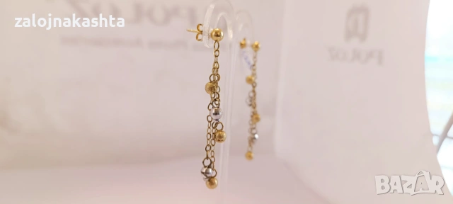 Нови-Златни обеци-2,82гр/14кр, снимка 6 - Обеци - 53257531