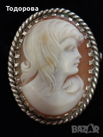 Антикварни Брошки,медальони,камеи,сребро,позлата/цени от 80 до 300 евро, снимка 6 - Колекции - 53485021