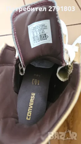 Златни бутикови Converse All star, снимка 6 - Кецове - 47470811