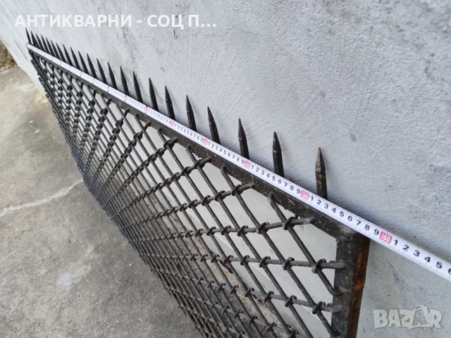 Комплект 6 Броя Стари Ковани Панели, Стара Кована Ограда / 6 Броя / 10 Метра! , снимка 13 - Огради и мрежи - 50813631