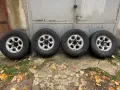 Алуминиеви джанти с гуми 15 цола за джип Mitsubishi Pajero, снимка 1