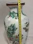 голяма порцеланова ваза с райски птици , снимка 8