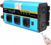 ANIMABG Силов инвертор с чиста синусоида 5kW DC 12V/24V към AC, 220V 230V, снимка 8