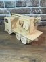Дървен макет на камион - Кран, Автокран - Craft Camp, снимка 4