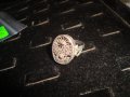СРЕБЪРЕН ФИЛИГРАНЕН ПРЪСТЕН СТАРИННА АЖУРНА РЪЧНА ИЗРАБОТКА СРЕБРО с ГРАНУЛАЦИЯ БИЖУ УНИКАТ 22724, снимка 15