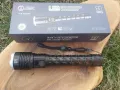 Мощен LED фенер JMK голям,USB зареждане с дисплей за заряда на батерията, снимка 1