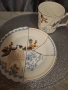 Сет от 2 части- чиния за кейк и чаша за какао , снимка 2