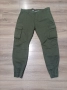 Ватиран Карго панталон -тъмно зелен, снимка 1