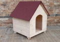 Дървена къща за домашен любимец , колиба за коте куче  къщи за домашни любимци кучета котки, снимка 3