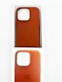 Оригинален кожен калъф Apple за iPhone 14 Pro, MagSafe, Оранжев, снимка 2