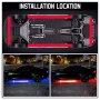 RGB LED Лента за Под Купето на Автомобил – APP + Дистанционно, 90/120 см Underglow Neon 12V, снимка 5