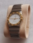 Omega Constellation Mens Watch-часовник Омега,машина кварц-корпус стомана и златна гривна 18к. злато, снимка 1
