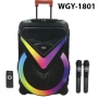Караоке тонколона 18 инча с микрофон и дистанципонно WGY-1801, снимка 8