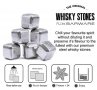 Кубчета за Изстудяване Whiskey Stones Метални Камъни за Уиски Whisky Stones Охладителни Форми за Лед, снимка 1 - Сервизи - 37401451