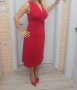 Секси малиново червена рокля , снимка 4