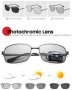 UV400/UVA/UVB209 100% Защита Слънчеви Поляризирани Фотохроматични Очила със Солидна Метална Рамка, снимка 2