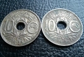 Стара монета 10 сантима 1935 г. и 1936 г.Франция - красиви !, снимка 4