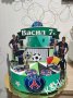 Картонена торта Футбол МБАПЕ , снимка 1 - Други - 40187950
