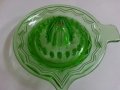 антикварна сокоизтисквачка зелено стъкло , снимка 3