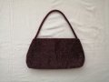 Accessorize малка дамска чанта с мъниста във виолетов цвят - със забележки, снимка 2