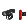 Комплект LED светлини за велосипед колело FORCE DOT USB, Фар и Стоп, снимка 1
