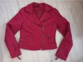 Малиново червено късо яке, снимка 3